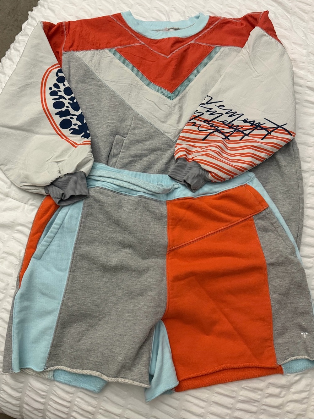 Free People Piece of Me Pullover & Shorts Set ( XS top/med shorts)